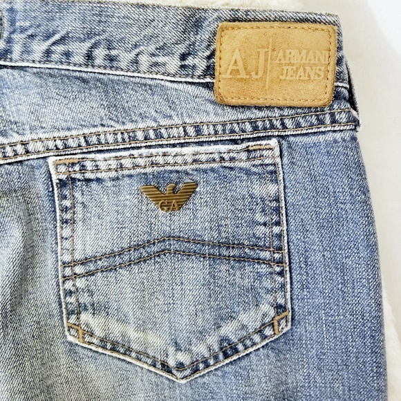 AJ armani Jean's light blue size 27 - Picture 3 of 7